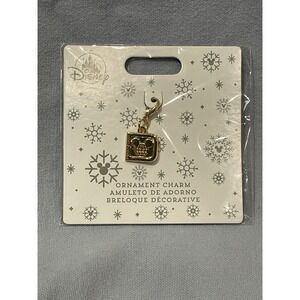 NEW Walt Disney World - Letter "D" 2025 Ornament Charm - Gold Colored